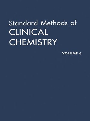 cover image of Standard Methods of Clinical Chemistry